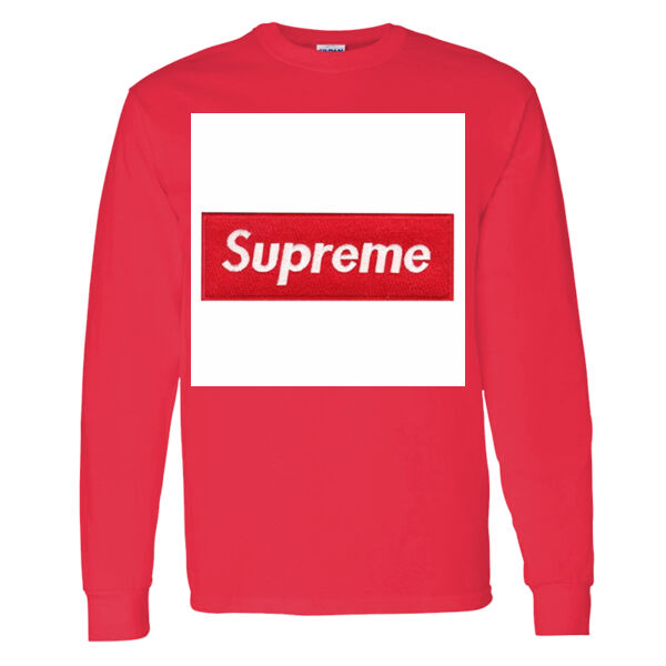 men shirt - Heavy Cotton 100% Unisex Cotton Long Sleeve T-Shirt Thumbnail