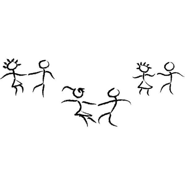 stick figure dancing people Thumbnail