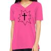 Missy's Relaxed Jersey Short-Sleeve V-Neck T-Shirt Missy's Relaxed Jersey Short-Sleeve V-Neck T-Shirt Thumbnail
