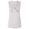 Ladies' Bella Flowy Scoop Muscle Tank Ladies' Bella Flowy Scoop Muscle Tank Thumbnail