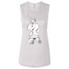 Ladies' Bella Flowy Scoop Muscle Tank Thumbnail
