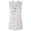 Ladies' Bella Flowy Scoop Muscle Tank Thumbnail